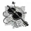 Hell's Violinist tattoo design idea