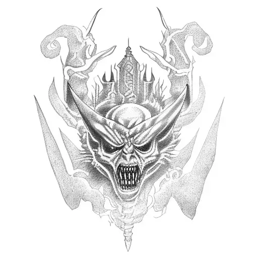 beelzebub tattoo design idea