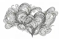 heart infinity AU tattoo design idea