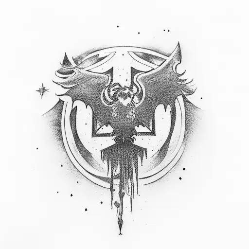 Harry Potter, Hogwarts, Dumbledore, phonix, magic tattoo design idea