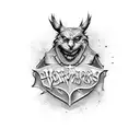 Hogwarts, phonix, magic tattoo design idea