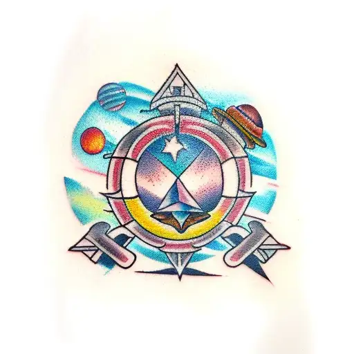 space filler tattoo design idea