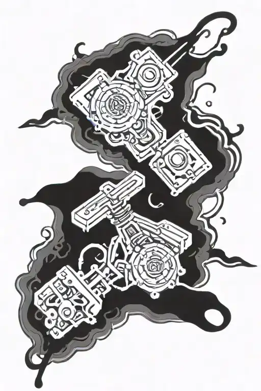 electrician tattoo design idea