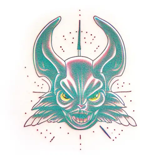 Donnie Darko on Matrix background tattoo design idea