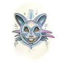 Donnie Darko on Matrix background tattoo design idea
