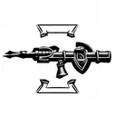 Ukraïne army tattoo design idea