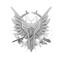 Ukraïne army tattoo design idea