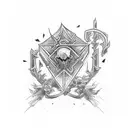 ukrainian logo tattoo design idea