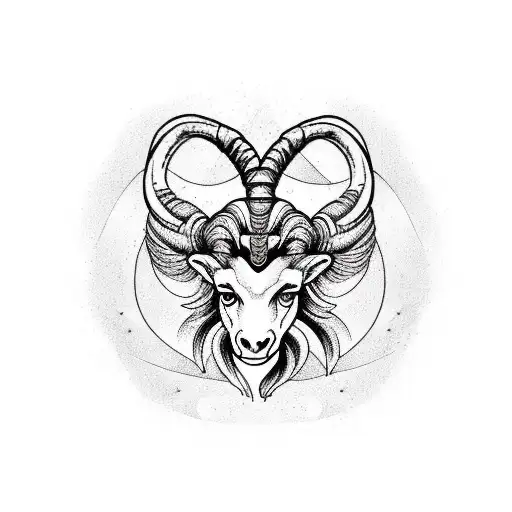 Hey I am looking at getting a Aries tattoo and I like this concept but I  want something different around the horns what do y'all recommend I replace  the flowers with (unknown
