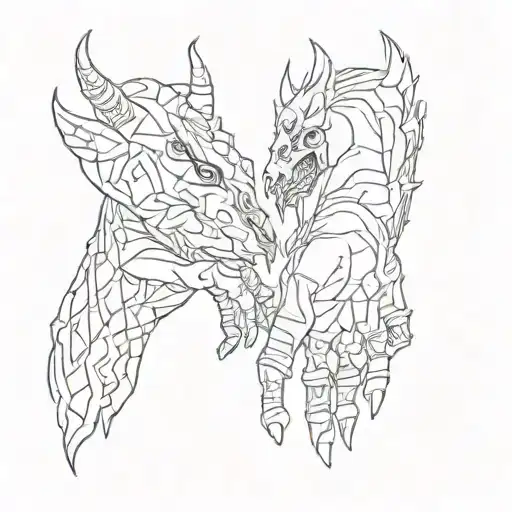 human and devil handshake small for concept tattoo tattoo design idea
