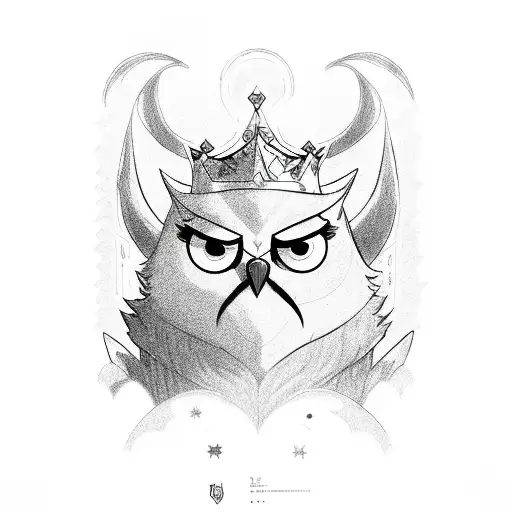 ludo from star Vs the forces of evil and king from the owl house  tattoo design idea