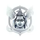 Lord shiva that symbolized strength, bravery, and protection. Tattoo that can cover the arm. tattoo design idea