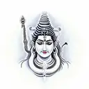 Lord shiva that symbolized strength, bravery, and protection. Tattoo that can cover the arm. tattoo design idea