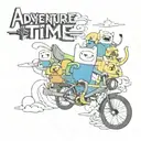 adventure time tattoo design idea