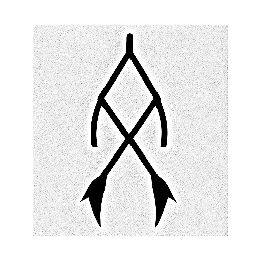 Arrow Indian style  tattoo design idea