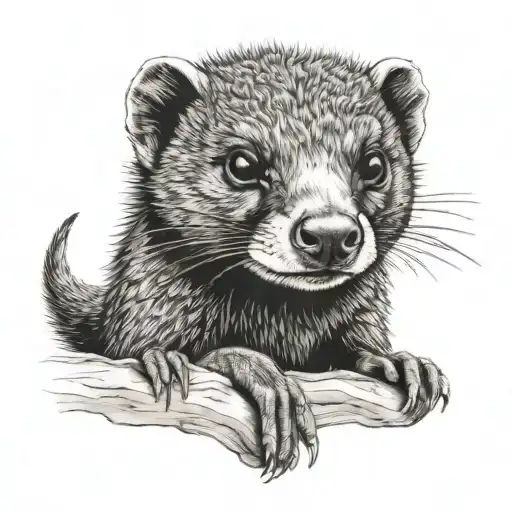 mongoose tattoo design idea