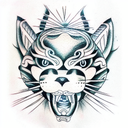 Panther tattoo design idea