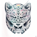 Panther tattoo design idea