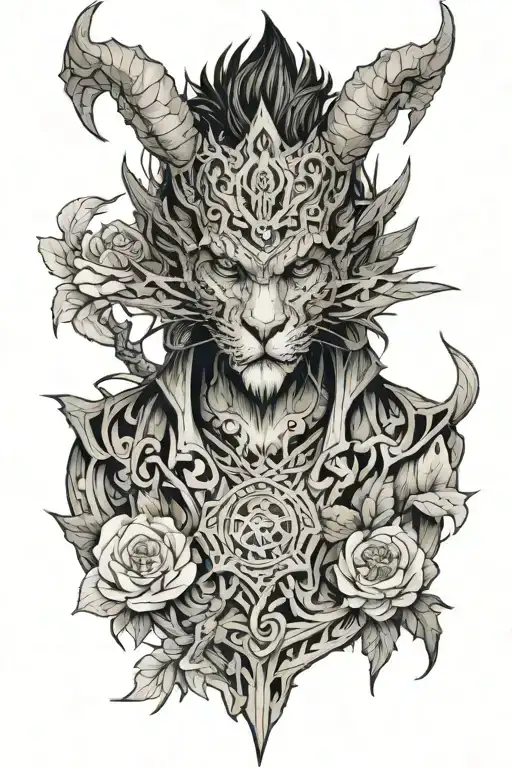 Solo leveling igris tattoo design idea