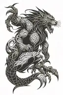 Solo Leveling Igris tattoo design idea