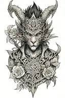 Solo leveling igris tattoo design idea