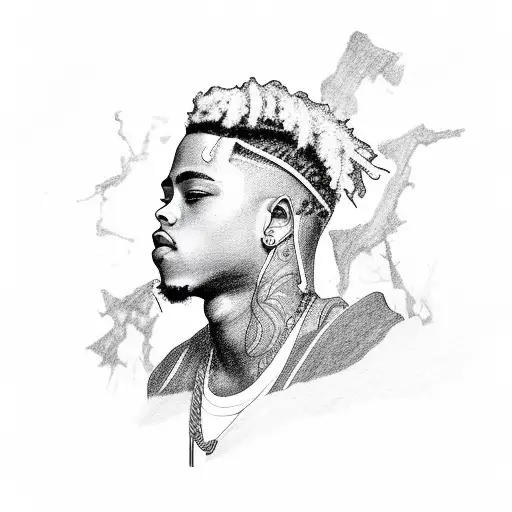 xxxtentacion  tattoo design idea