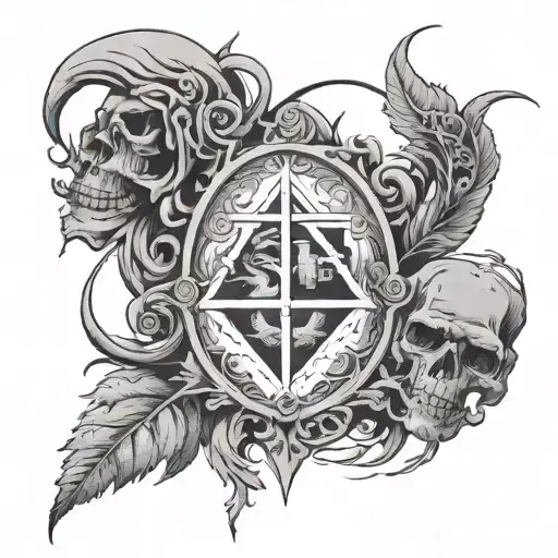 $uicideboy$ song incorporated tattoo design idea