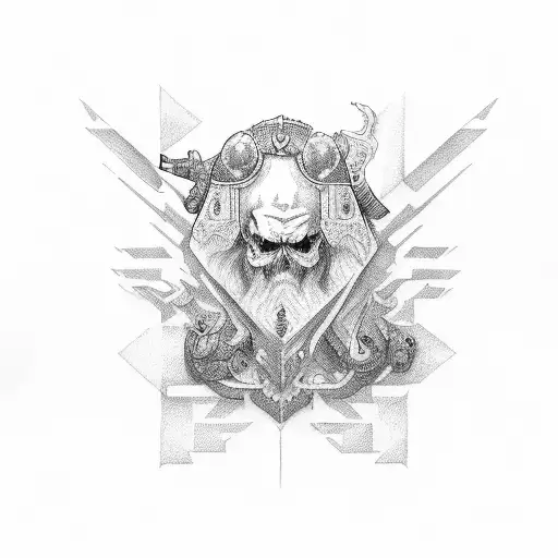 agp in  english scroll tattoo design idea