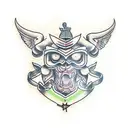 agp scroll tattoo design idea