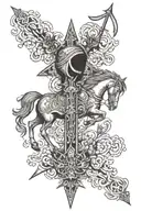 holy crusades tattoo design idea