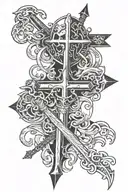 holy crusades tattoo design idea