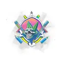 23 spike tattoo design idea