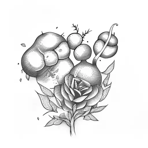 vegetables  tattoo design idea