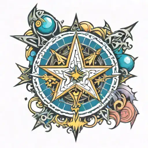 Star Ocean Second Story Logo tattoo design tattoo design idea