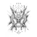 normal is an illusion tattoo design idea