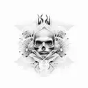 normal is an illusion tattoo design idea