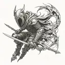 Artorias of the Abyss tattoo design idea