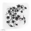 ivy vines tattoo design idea
