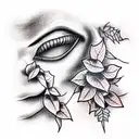 ivy vines tattoo design idea