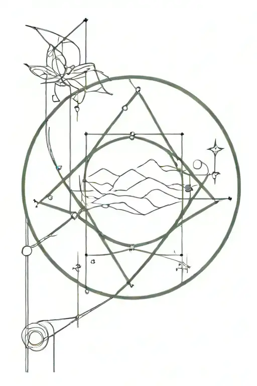 overthinking and balance  tattoo design idea