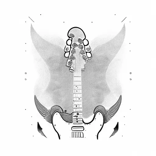 fender telecaster tattoo design idea