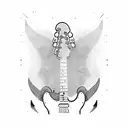 fender telecaster tattoo design idea