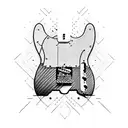 fender telecaster tattoo design idea