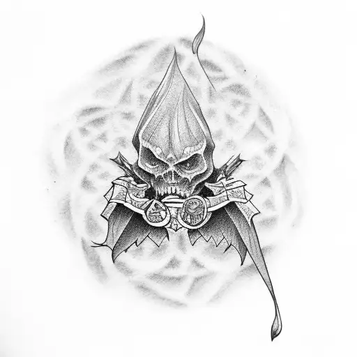 hogwarts and snitch tattoo design idea