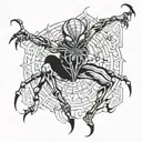 spider dancer tattoo design idea