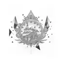 chrisme tattoo design idea