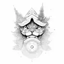 chrisme tattoo design idea