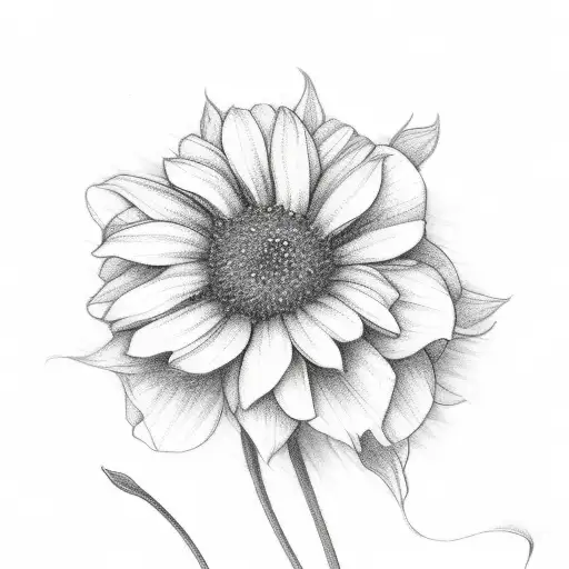february birth flower with name Jessalyn written in cursive tattoo design idea