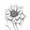 february birth flower with name Jessalyn written in cursive tattoo design idea