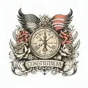 constitution tattoo design idea